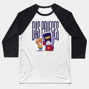 gas pump cartoon Baseball T-Shirt